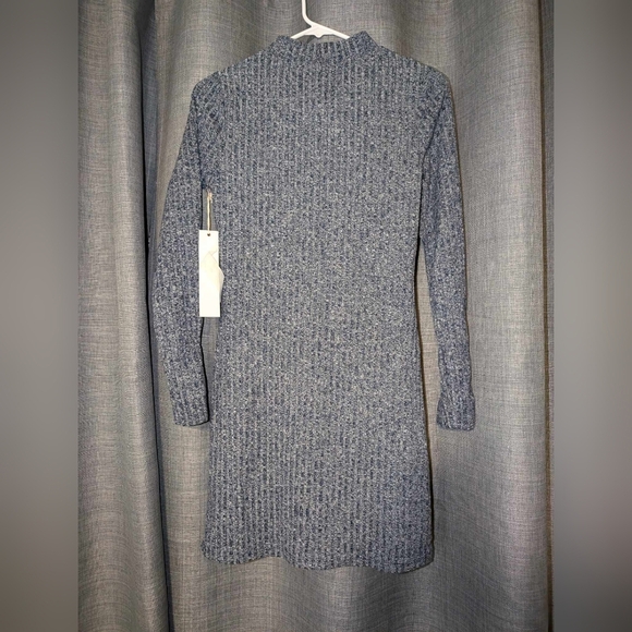 Nwt taylor and sage blue long sleeve ribbed sweater dress‎ size medium - Picture 2 of 6
